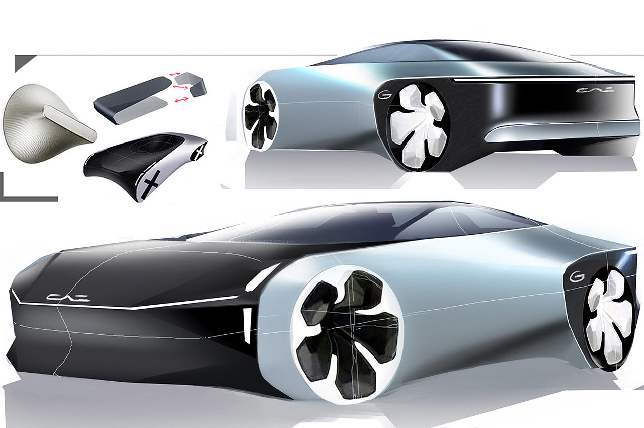 automobile，future，concept，grace，Panoramic glass，