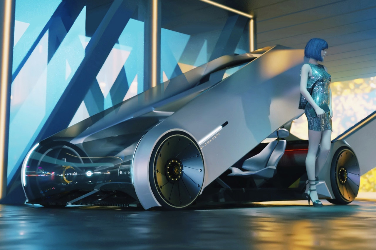 automobile，future，concept，grace，Panoramic glass，