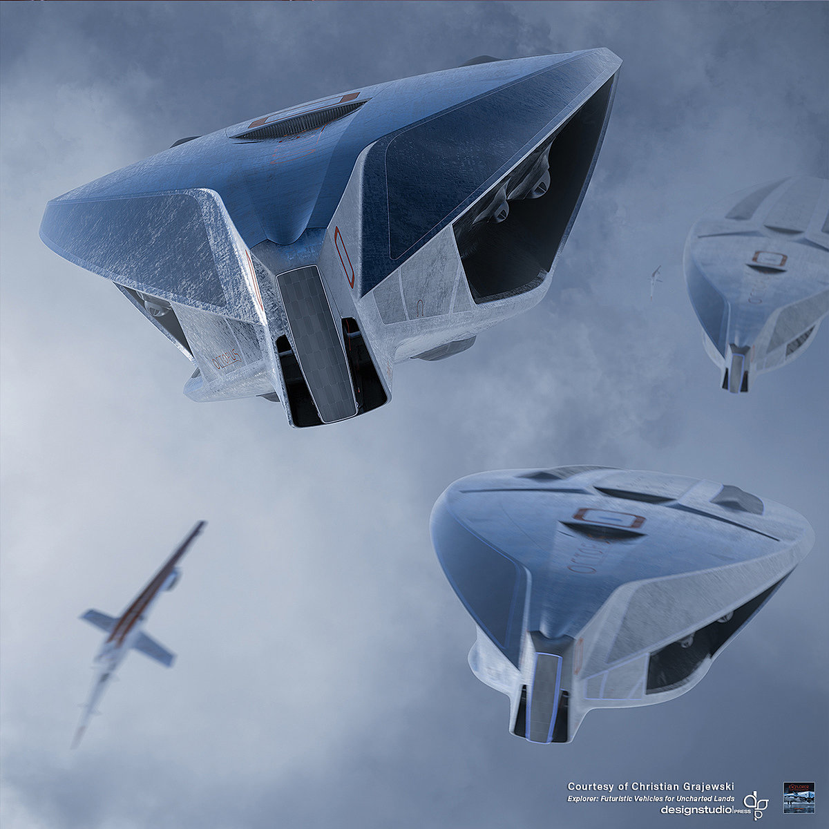 aircraft，science fiction，space flight，concept，