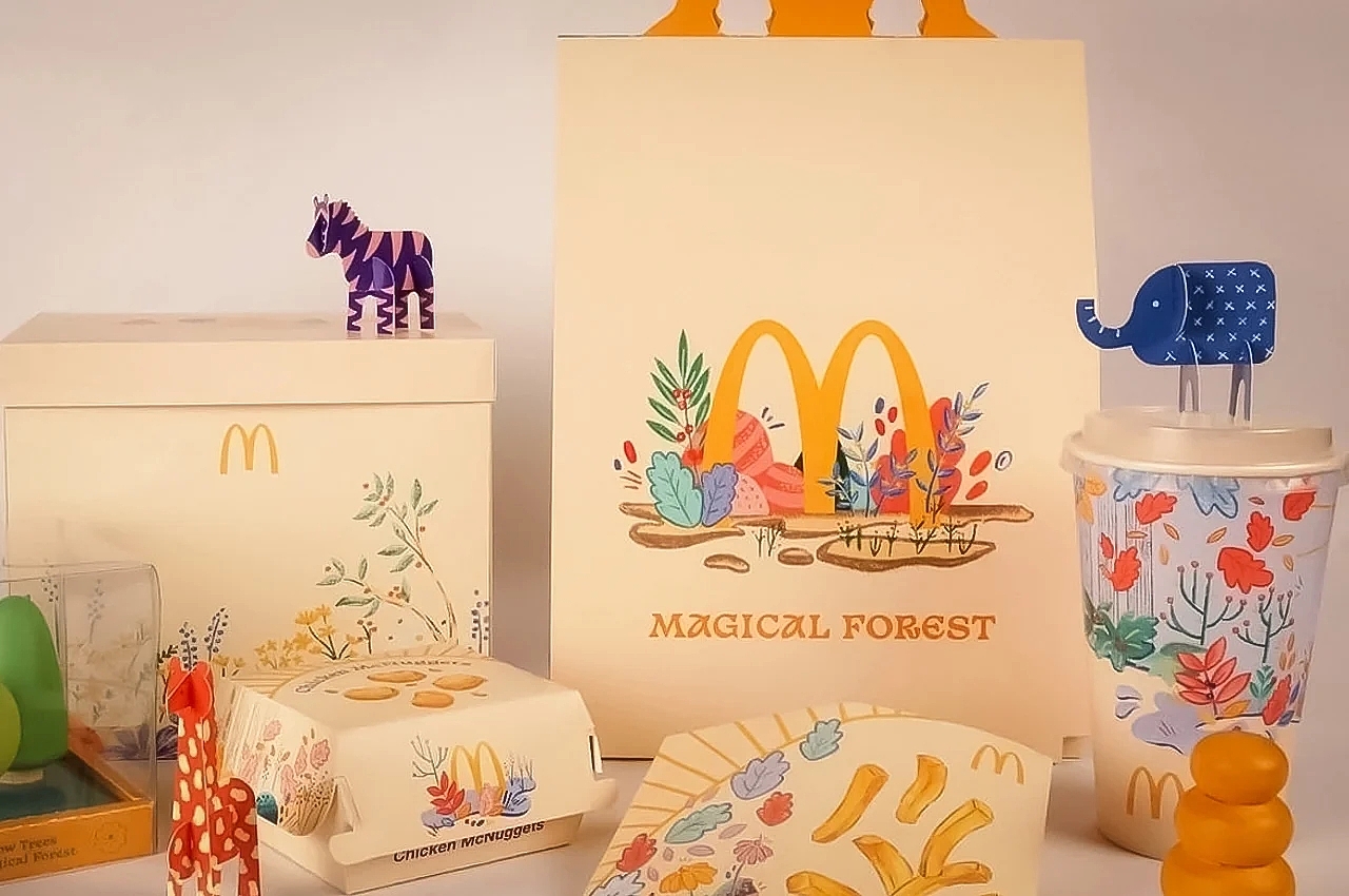 McDonald's，packing，innovate，