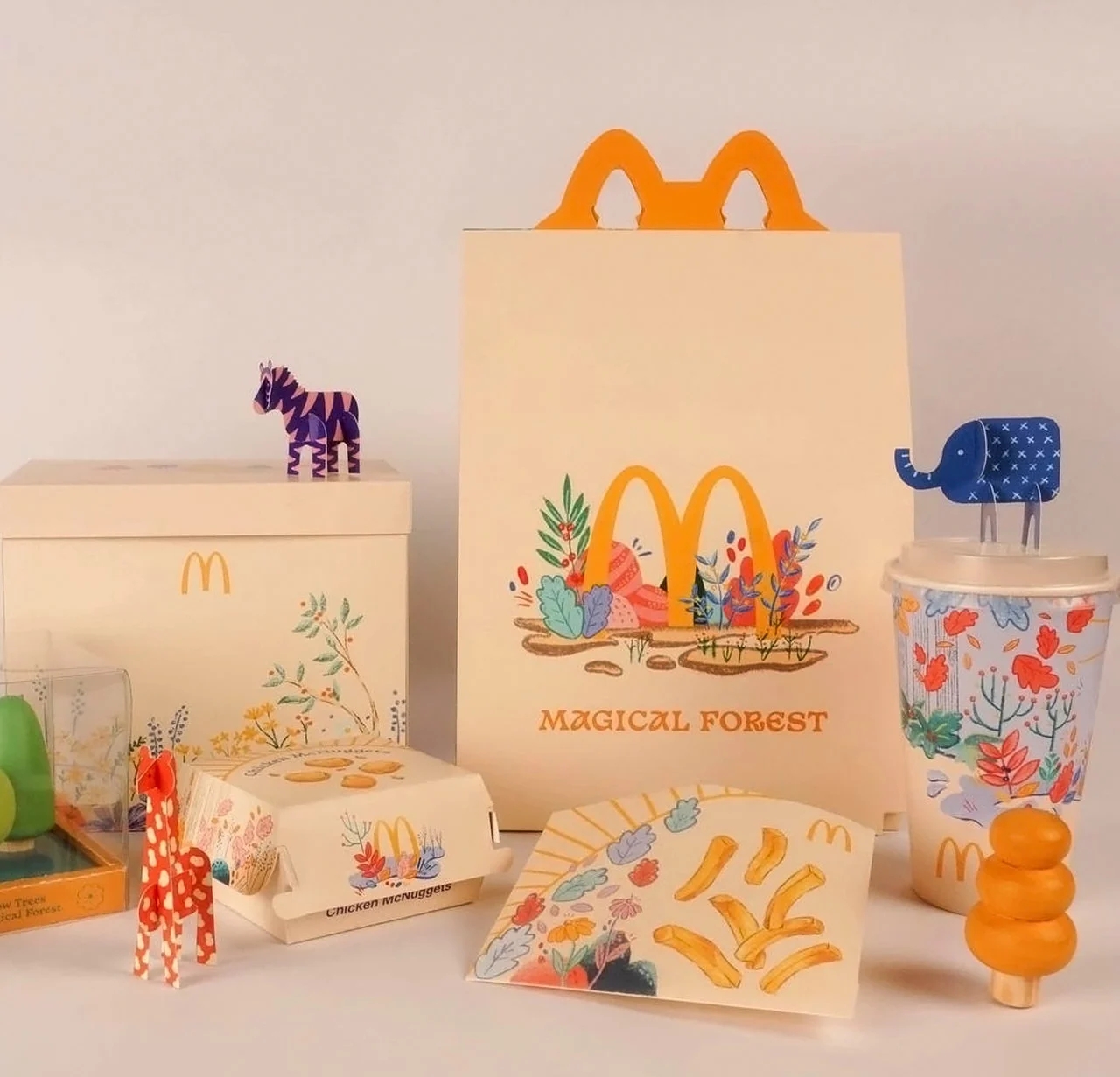 McDonald's，packing，innovate，