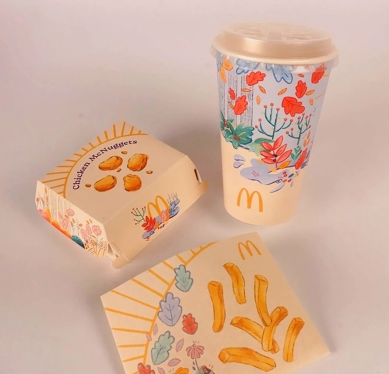 McDonald's，packing，innovate，