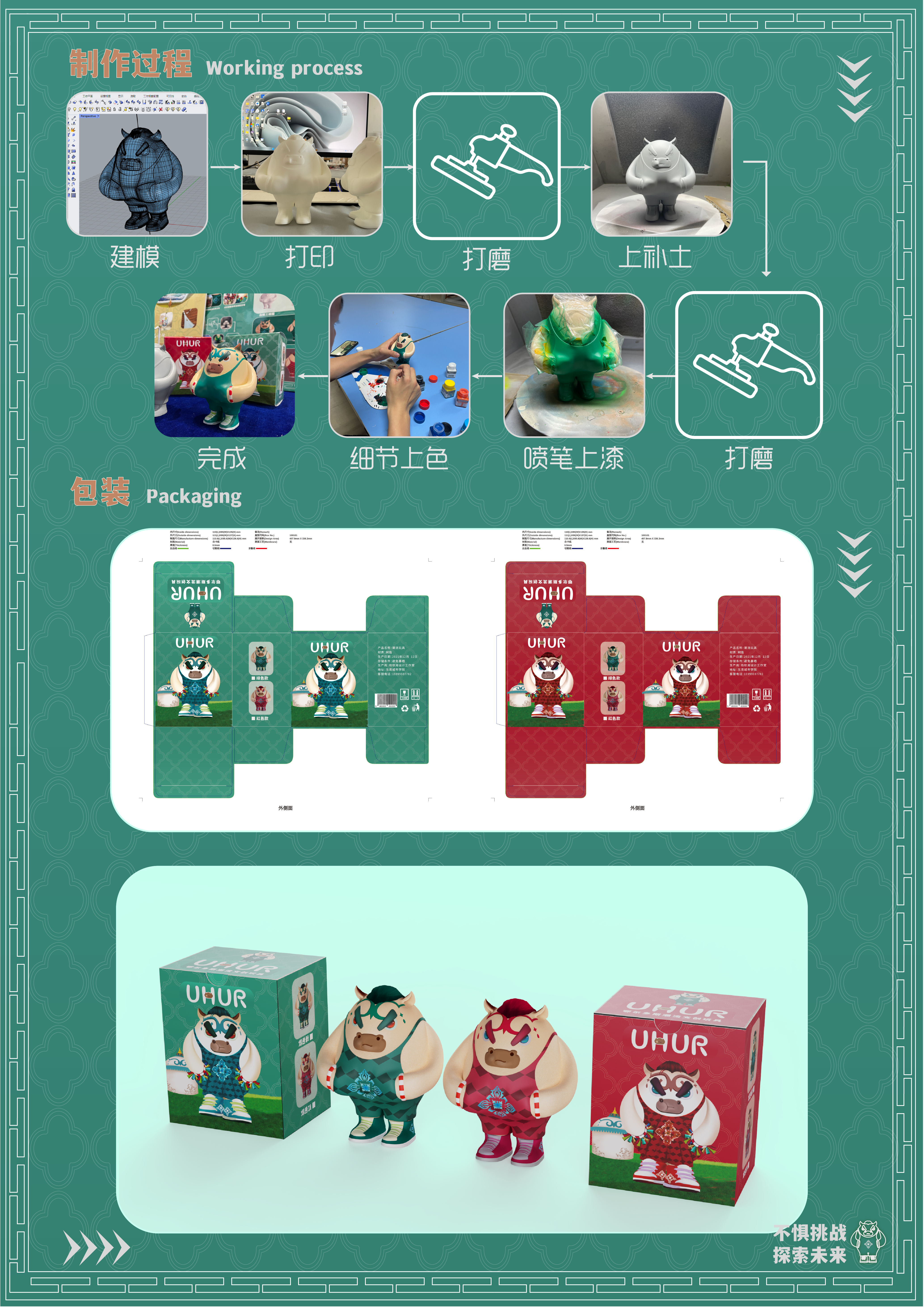 Tide play，trend，Culture，Mongolia，Cultural creation，Toys，IP image，Garage Kit，