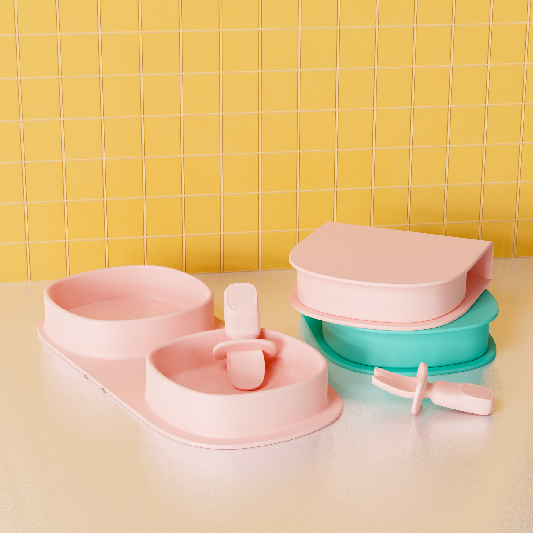 silica gel，Dinner plate，fold，Portable，Receive，