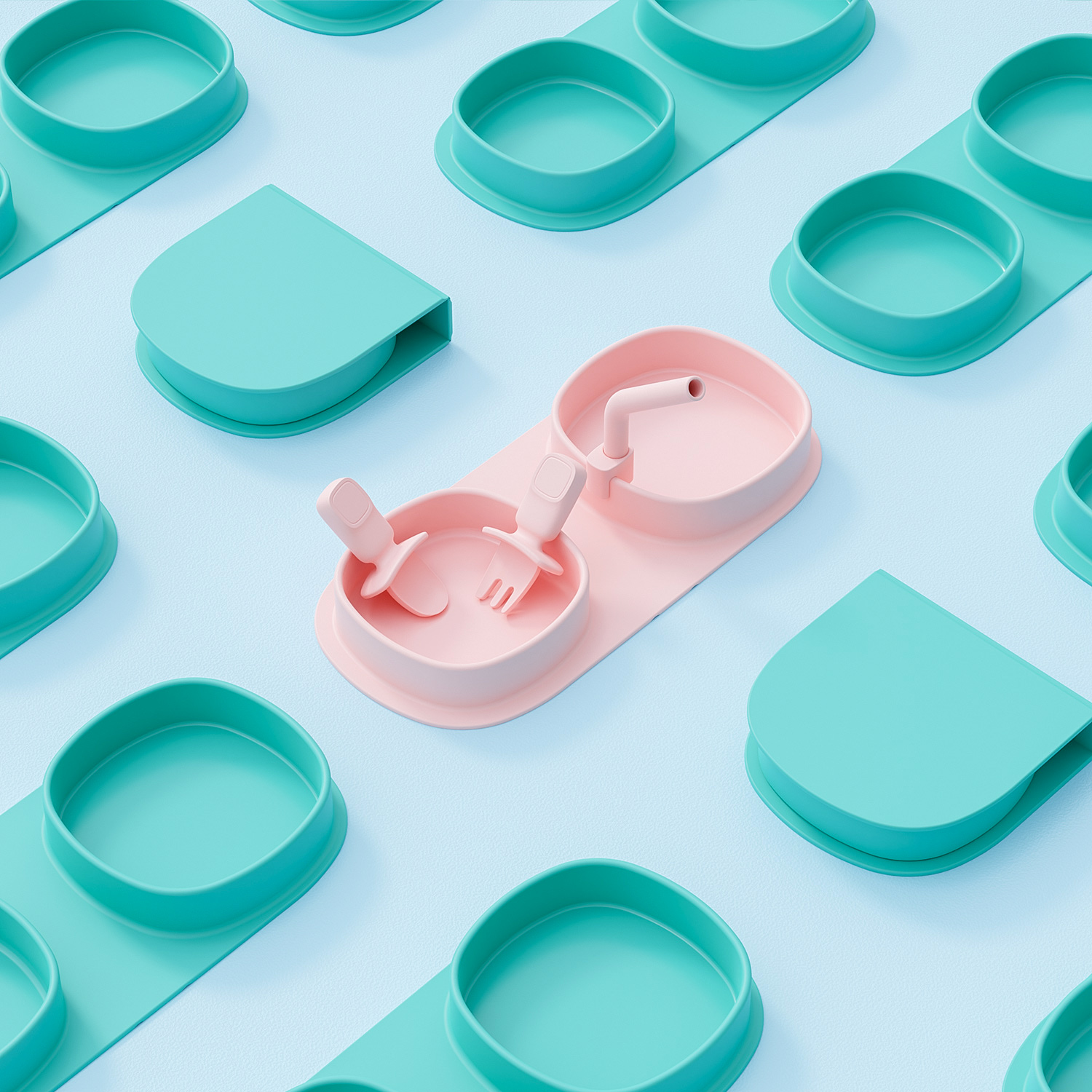 silica gel，Dinner plate，fold，Portable，Receive，