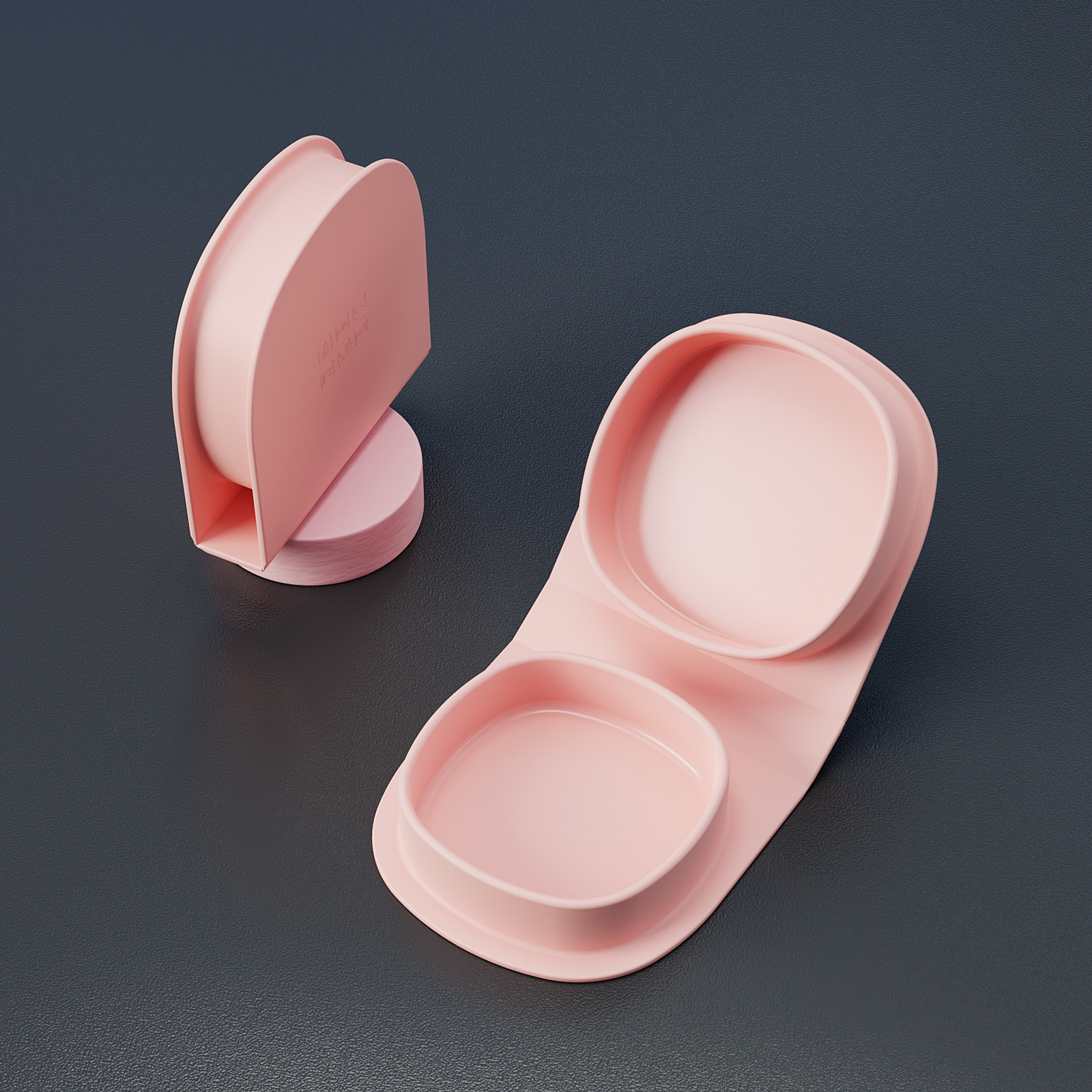 silica gel，Dinner plate，fold，Portable，Receive，