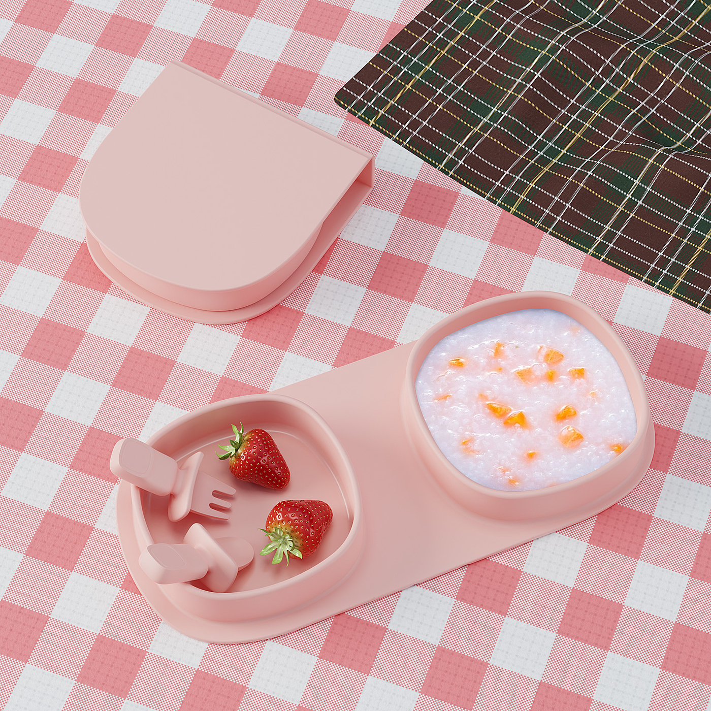 silica gel，Dinner plate，fold，Portable，Receive，