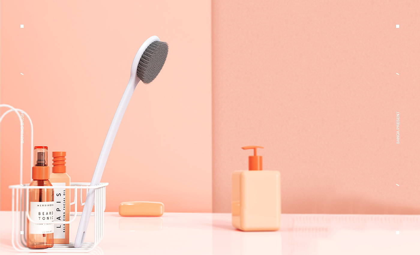 Home Furnishing，original，Xianga，Bath brush，