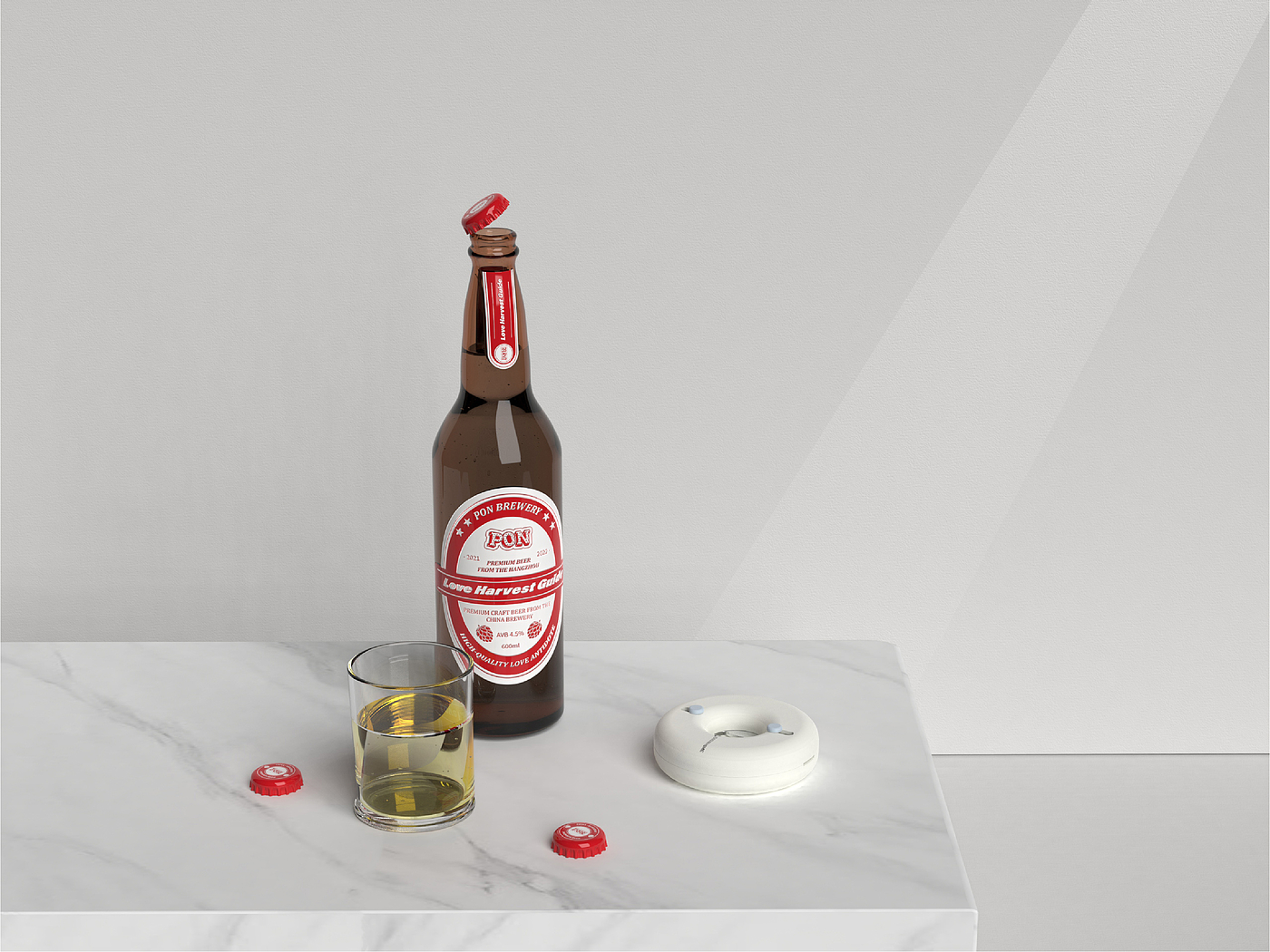 doughnut，Bottle opener，Express knife，product design，