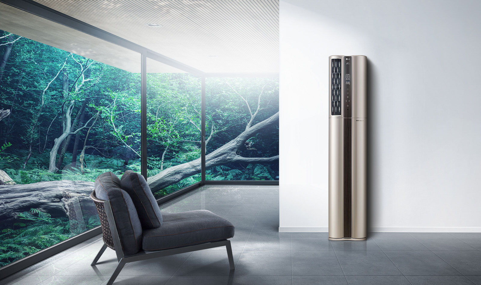 lg，Vertical cabinet type，Air conditioner，LP-M5011A，