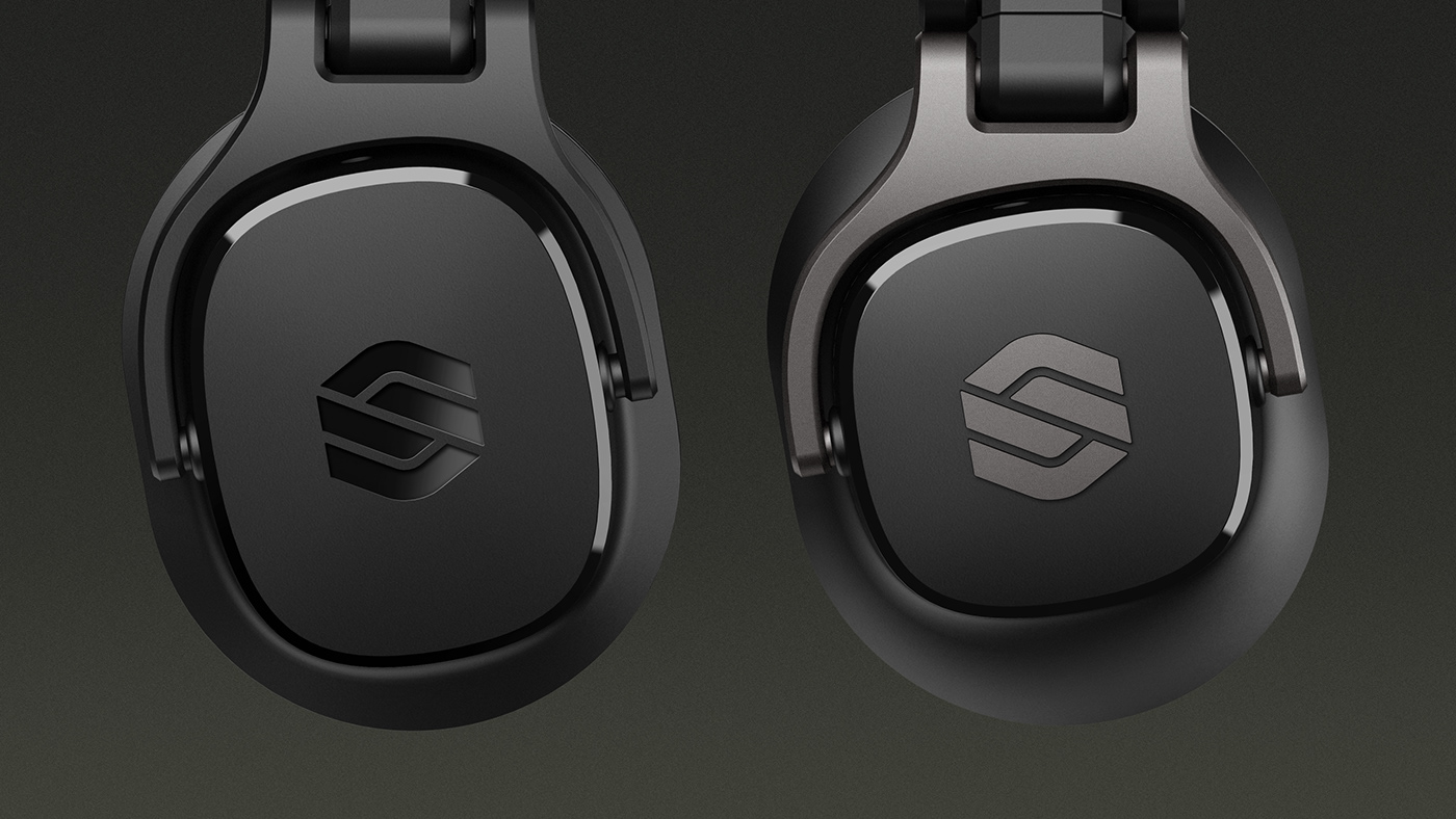 Dan Grove，Sterling s series，Studio headphones，Product visualization，Ergonomics，