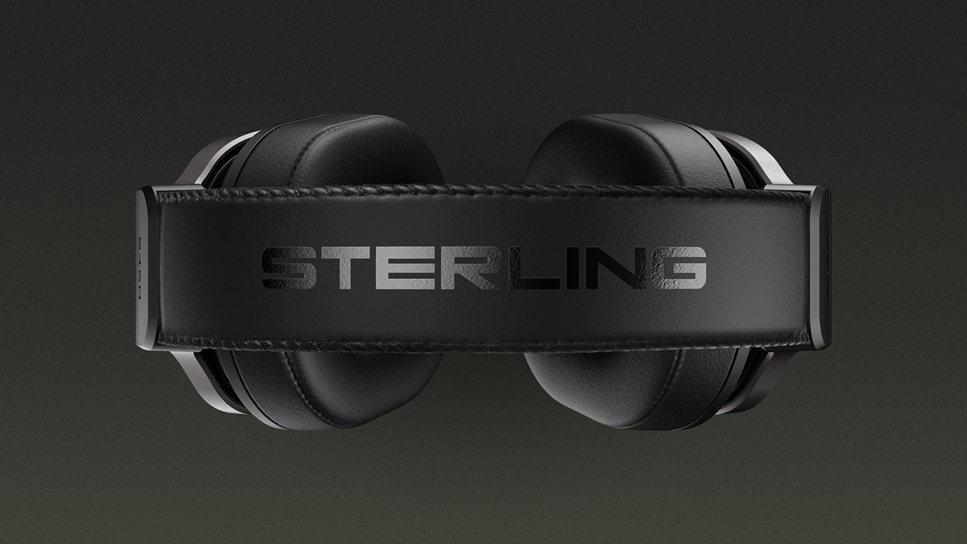 Dan Grove，Sterling s series，Studio headphones，Product visualization，Ergonomics，