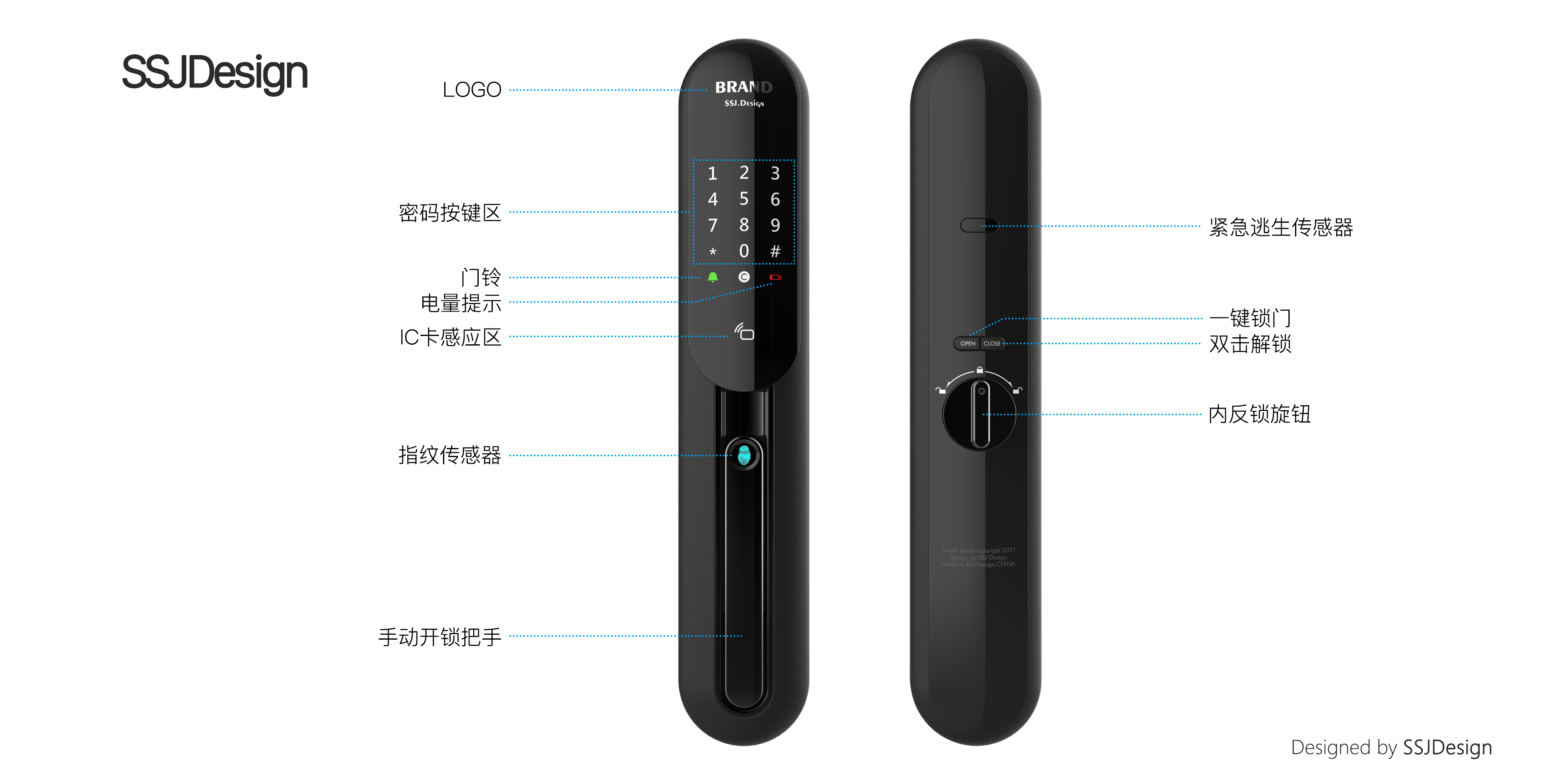 Intellectualization; Intelligent fingerprint lock，