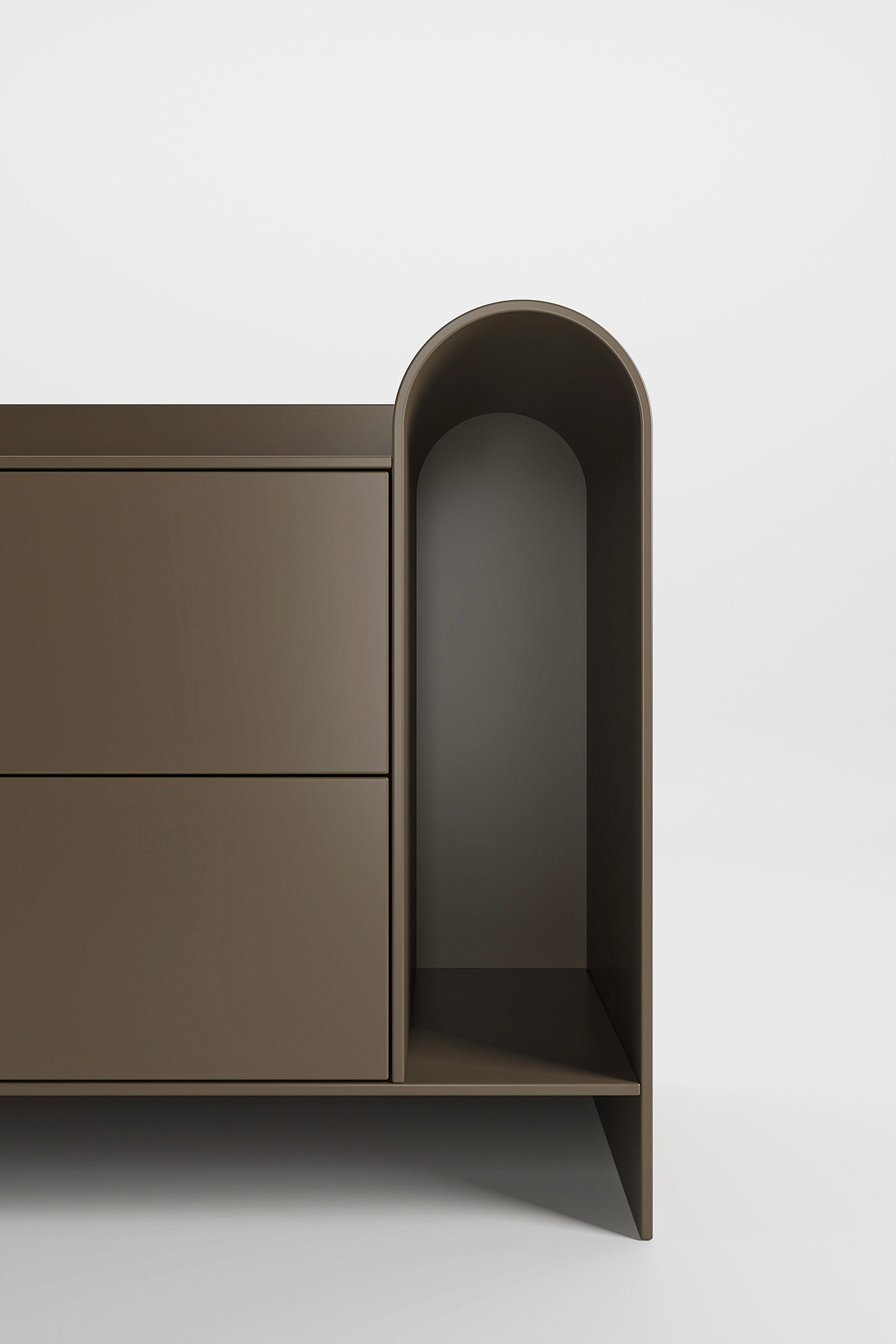 Sergey Dedin，Eden drawer cabinet，Modern design style，mdf，Multifunctional design，chest of drawers，