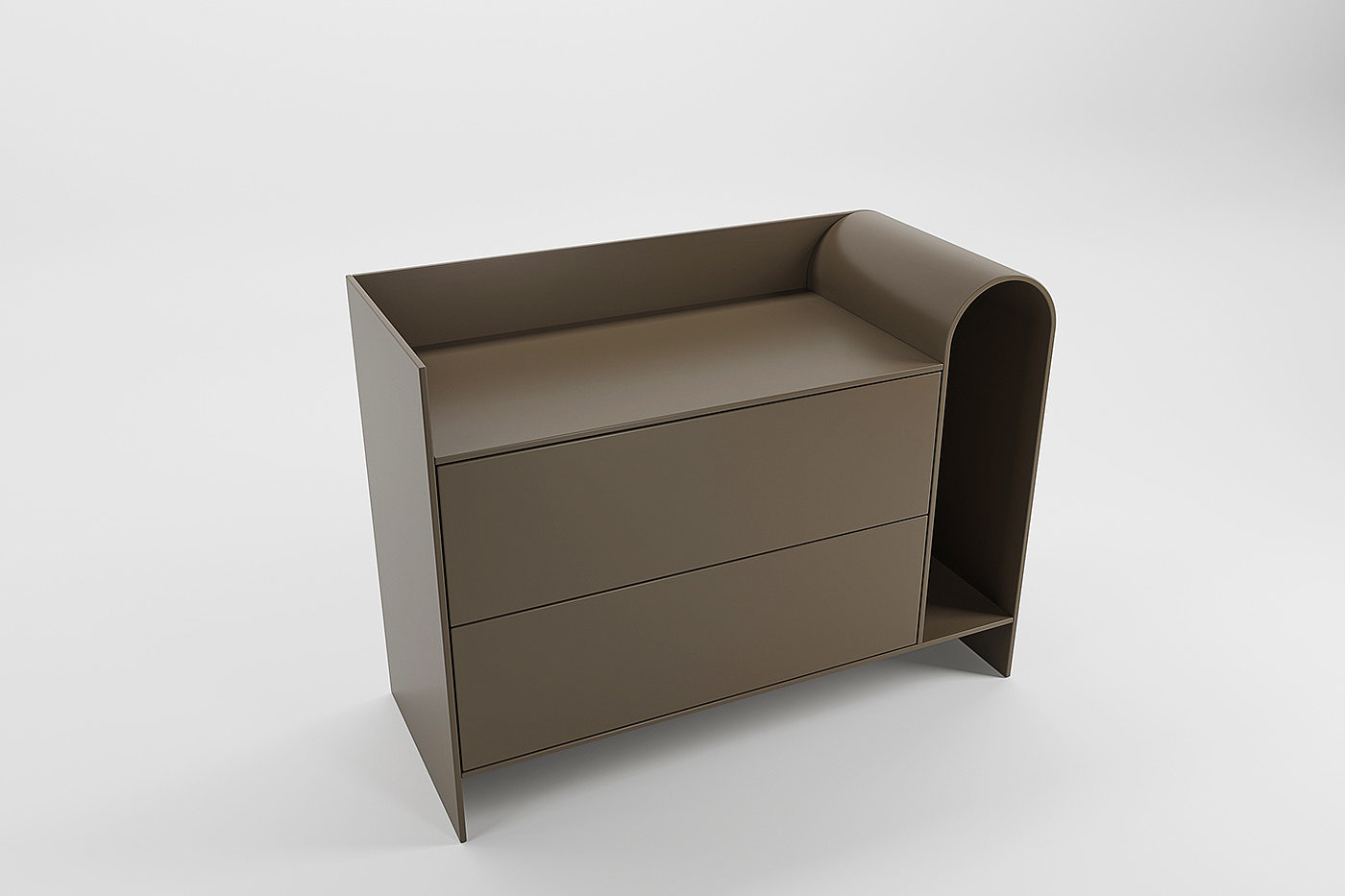 Sergey Dedin，Eden drawer cabinet，Modern design style，mdf，Multifunctional design，chest of drawers，