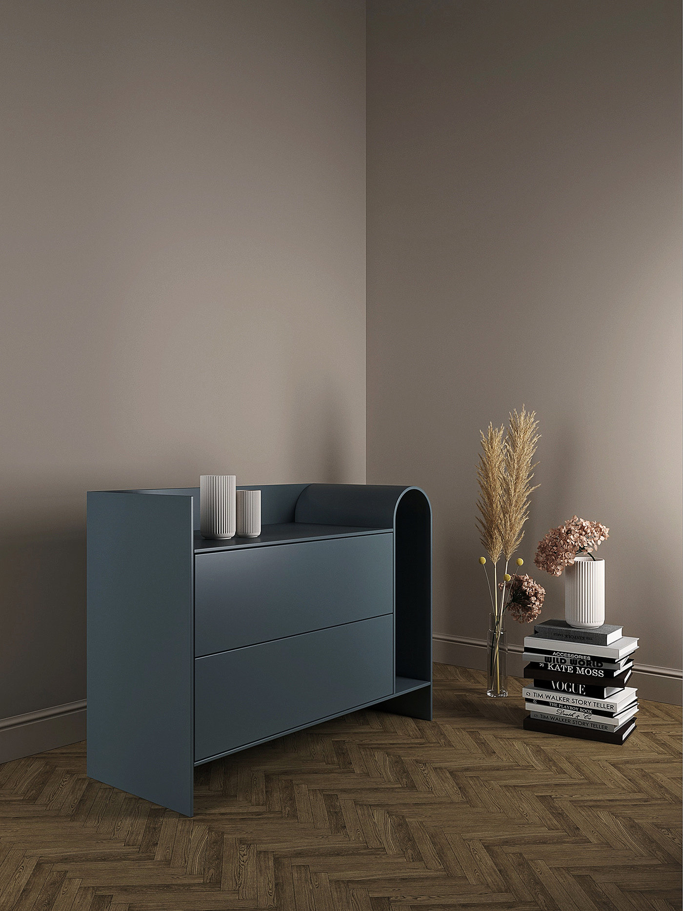 Sergey Dedin，Eden drawer cabinet，Modern design style，mdf，Multifunctional design，chest of drawers，