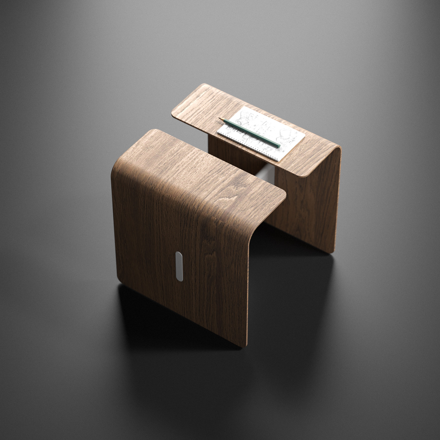 Sea Foam，hug，Coffee table，Side Table，Aesthetic design，Wood element，