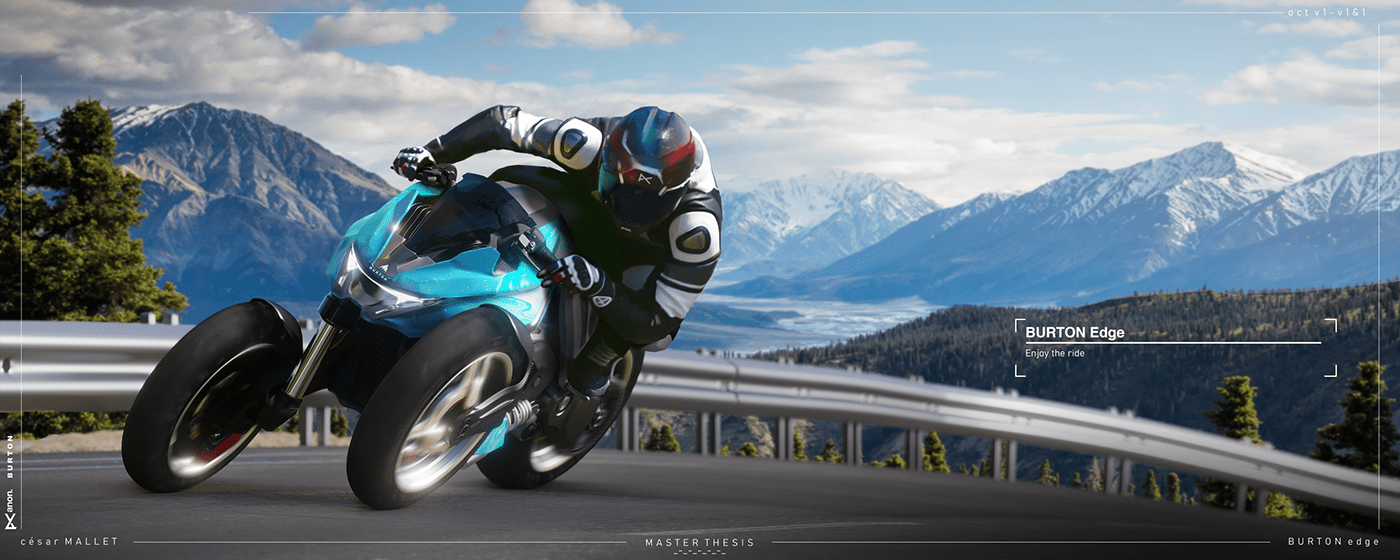 Cesar Marley，Riding experience，BURTON Edge，Recreational vehicle，Motorcycle riding，Simple design，