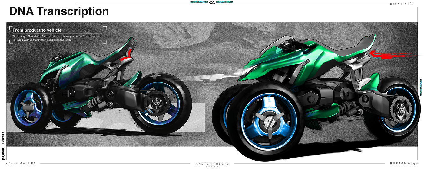 Cesar Marley，Riding experience，BURTON Edge，Recreational vehicle，Motorcycle riding，Simple design，