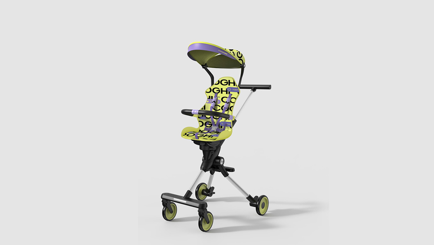Baby stroller，Children's car，Maternal and infant products，，CMF design，