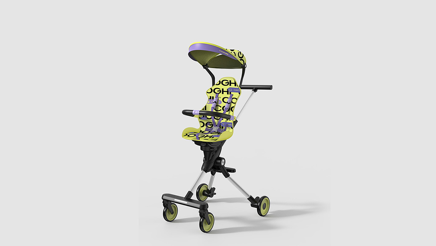 溜娃车，儿童车，母婴用品，Designest云巢创新咨询，cmf设计，
