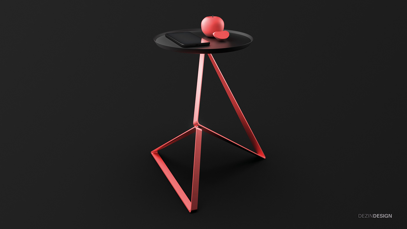 Sea Foam，To，product design，Geometric design，Side Table，tea table，