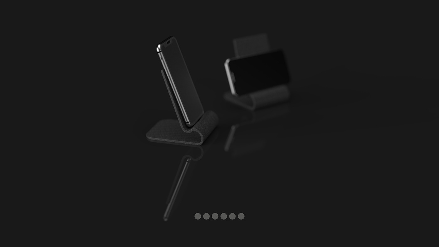 Victor Pino，product design，Mobile phone bracket，Minimalist design ，