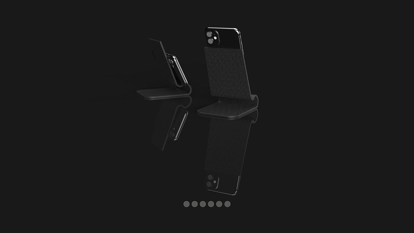 Victor Pino，product design，Mobile phone bracket，Minimalist design ，