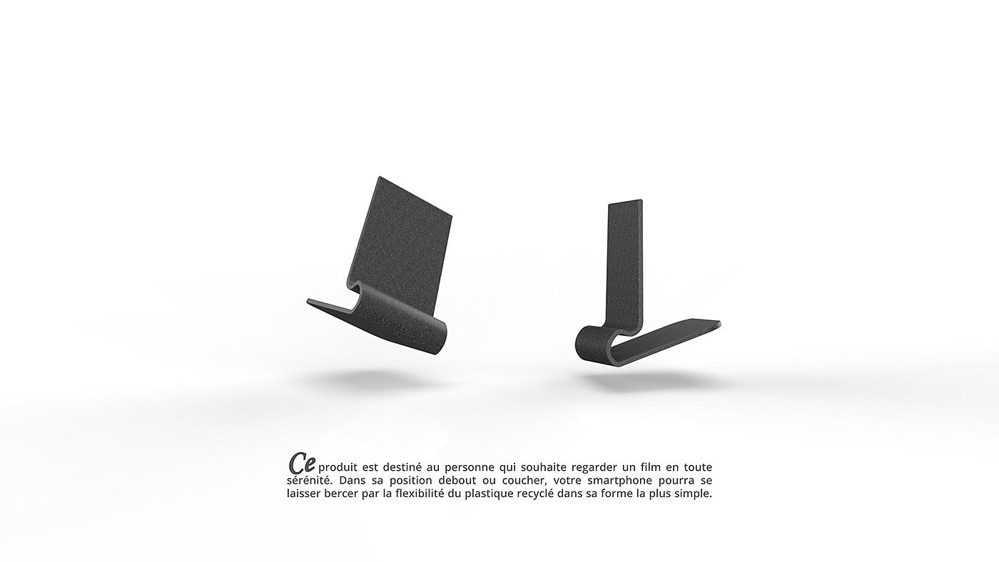 Victor Pino，product design，Mobile phone bracket，Minimalist design ，