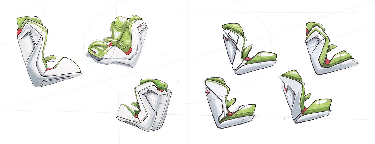 ISOFIX child safety seat，ZAAFDesign Srl.，mould design ，ECE-R44，Ece-r129 standard，