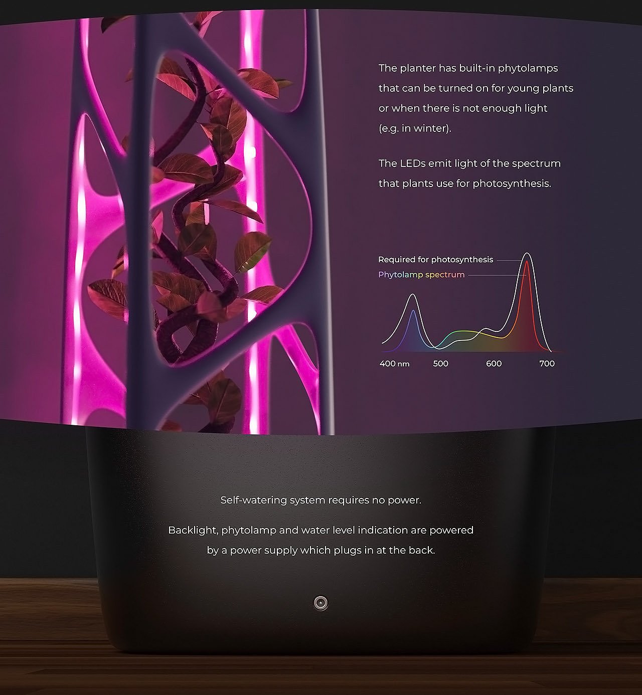 Indoor gardening，Klaustrafloria planter，product design，Vladimir Popov，