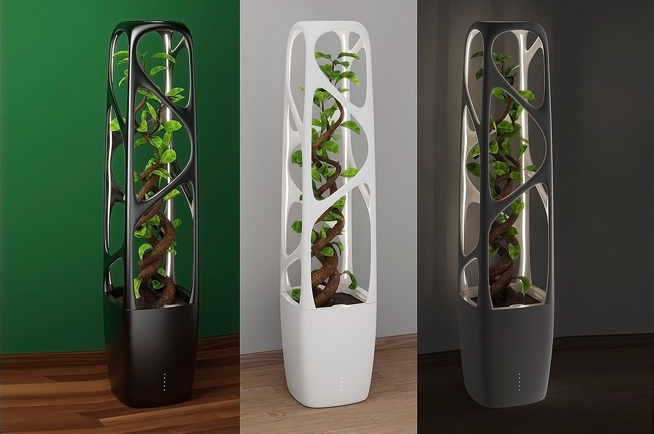 Indoor gardening，Klaustrafloria planter，product design，Vladimir Popov，