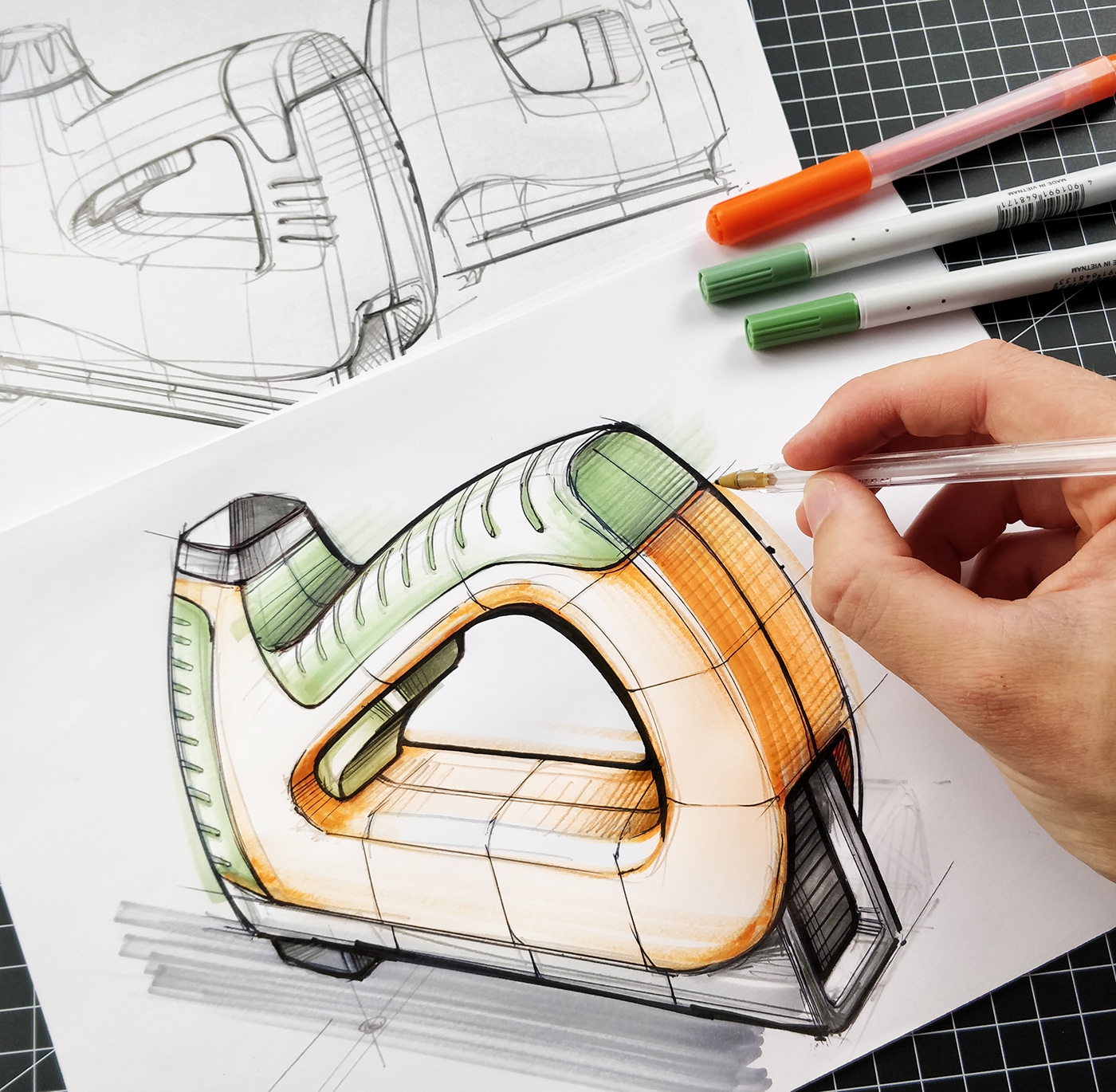 Design sketch，Product sketch，Hand drawn，Sketch，