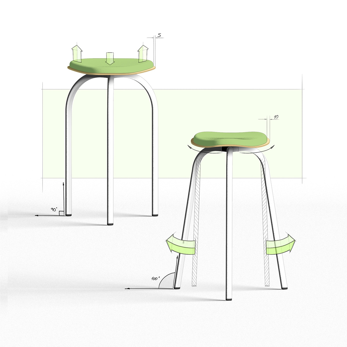 stool，furniture，curve，