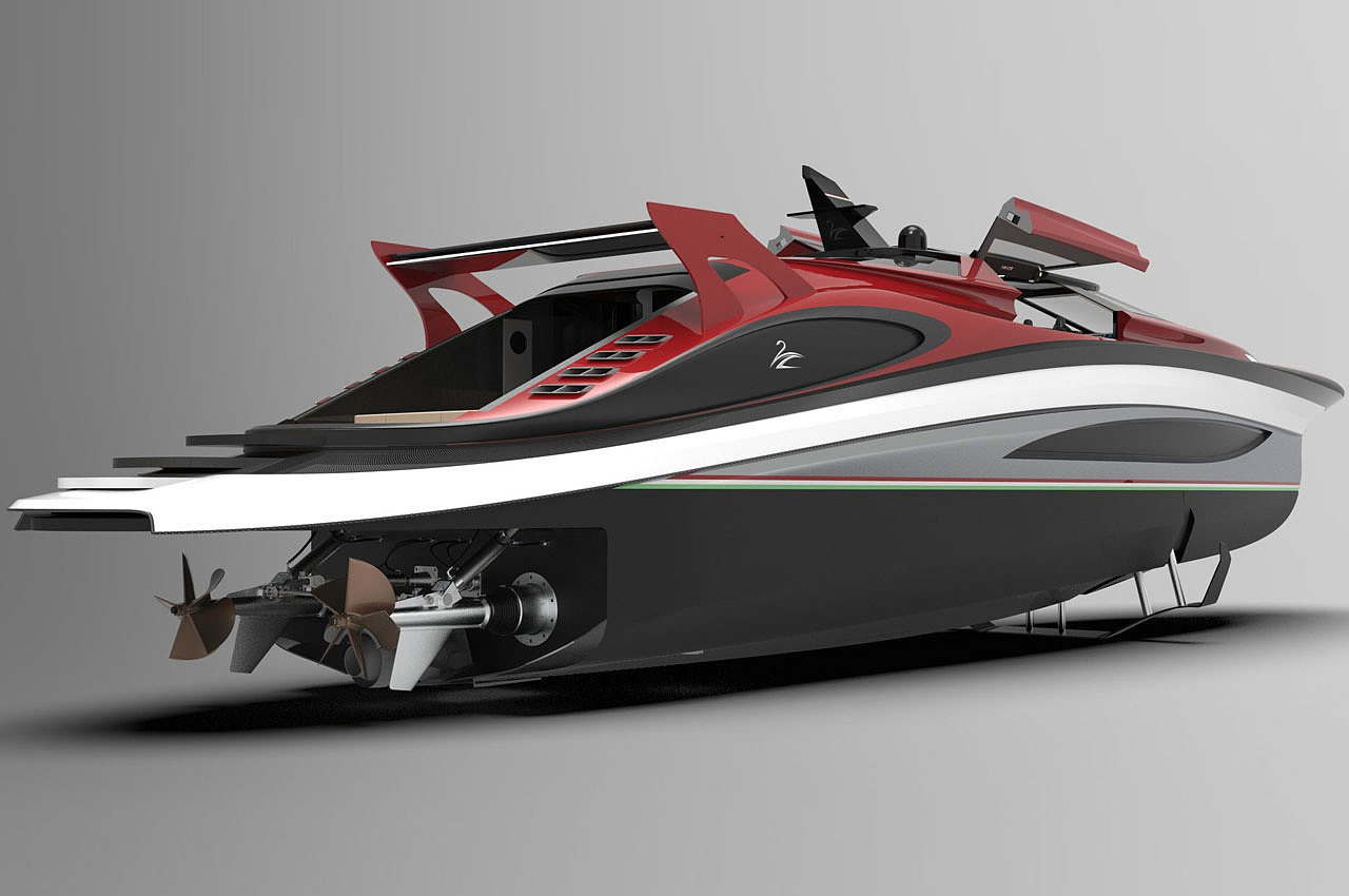 yacht，deck，Ferrari，a ship，