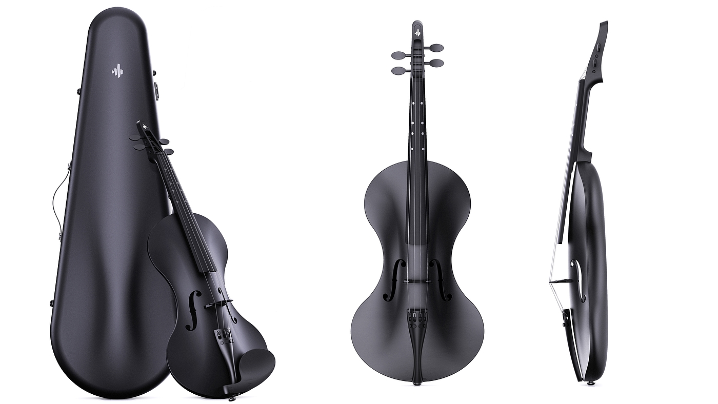 carbon fibre，violin，James，Musical Instruments，Native musical instrument，Gold Award for contemporary good design，Golden dot design，China design intelligent manufacturing Award，