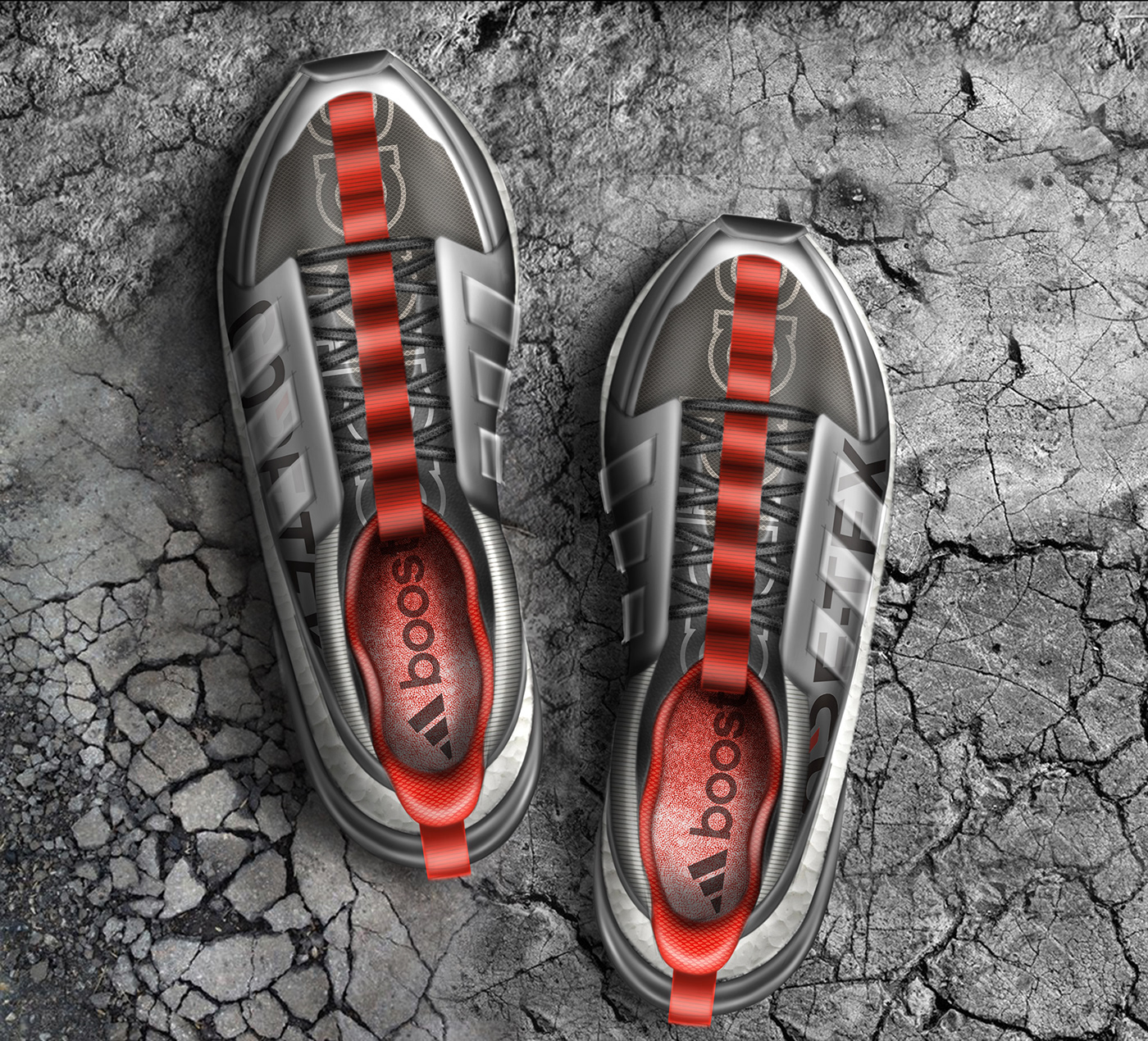 Adidas，shoes，shock absorption，Hand drawn，