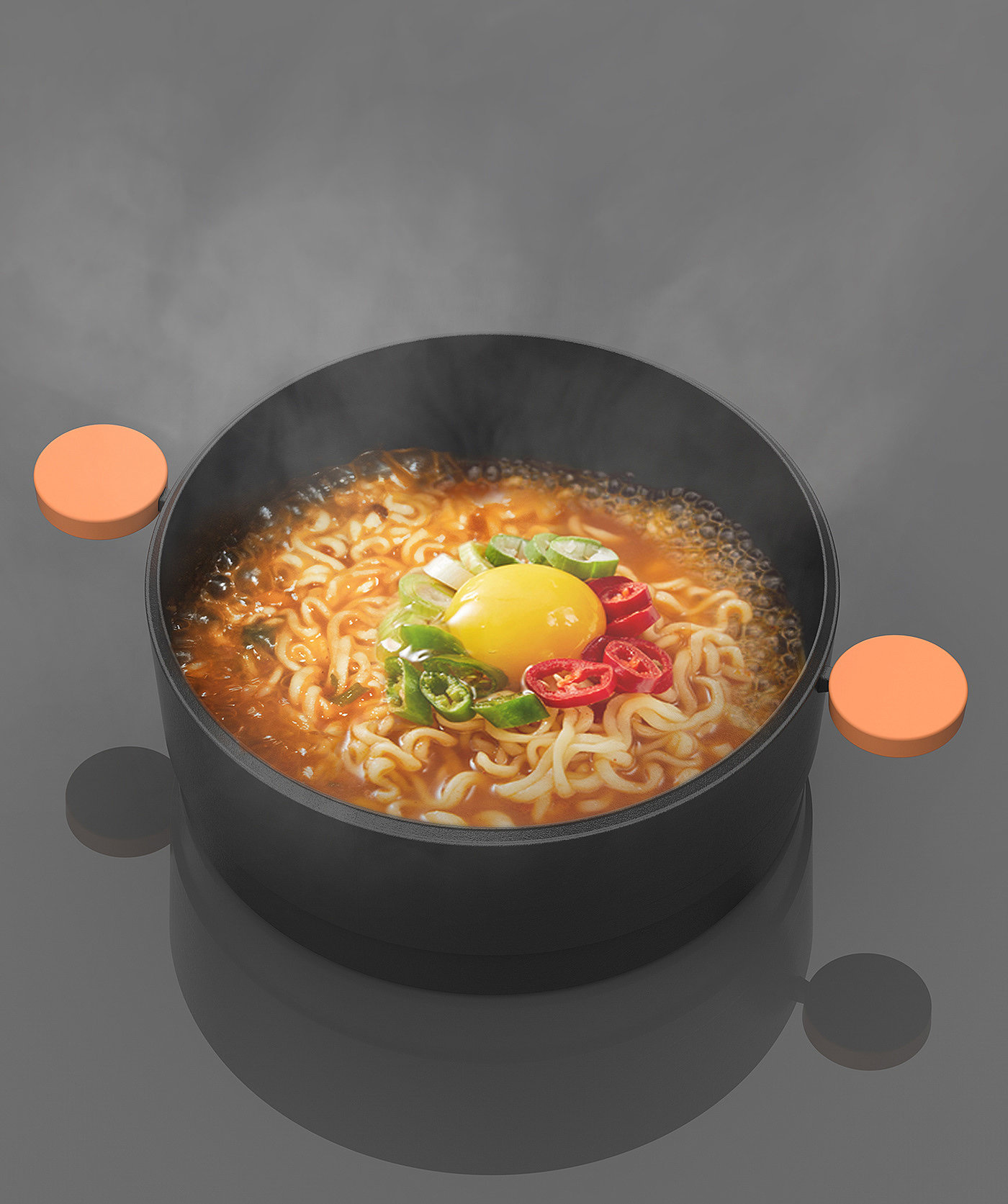 cooker，cast iron，Instant noodles，Iron pot，