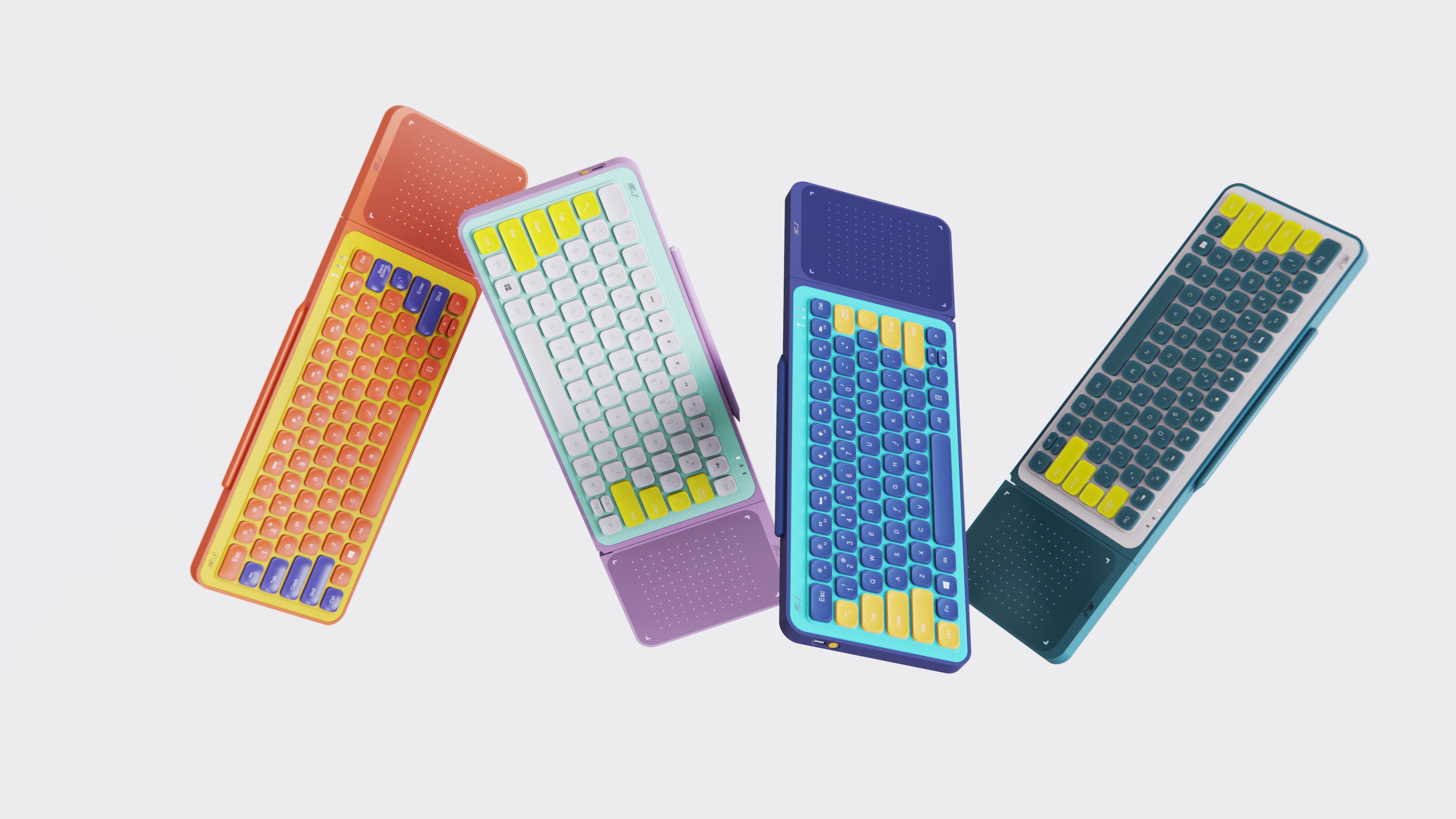 industrial design，Render，keyboard，color，originality，