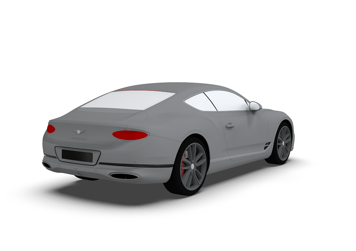 Sports car rendering, Bentley，