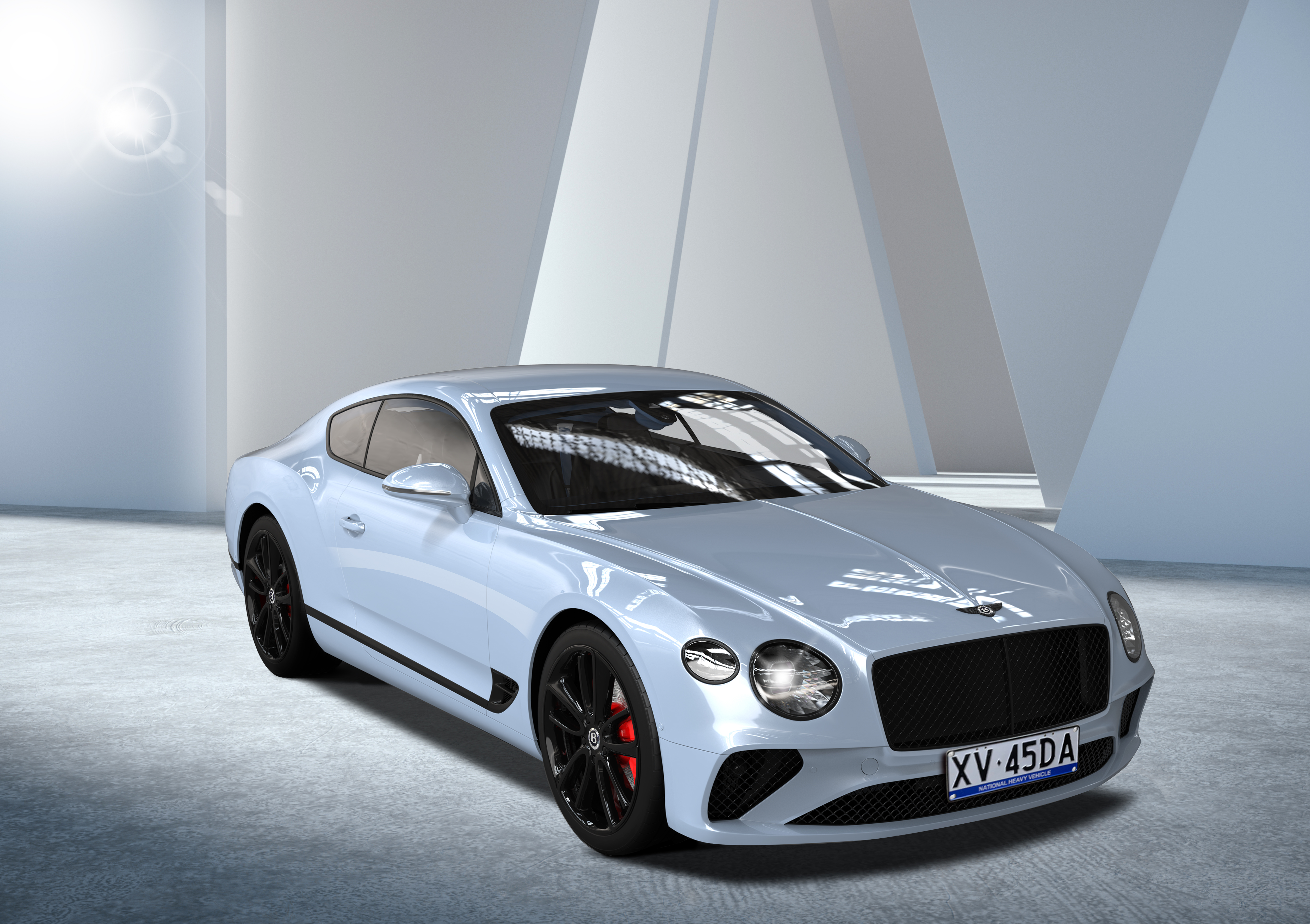 Sports car rendering, Bentley，