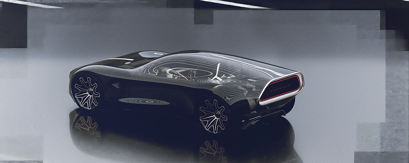 automobile，concept，Render，