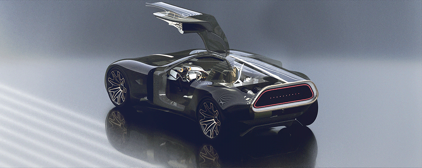 automobile，concept，Render，