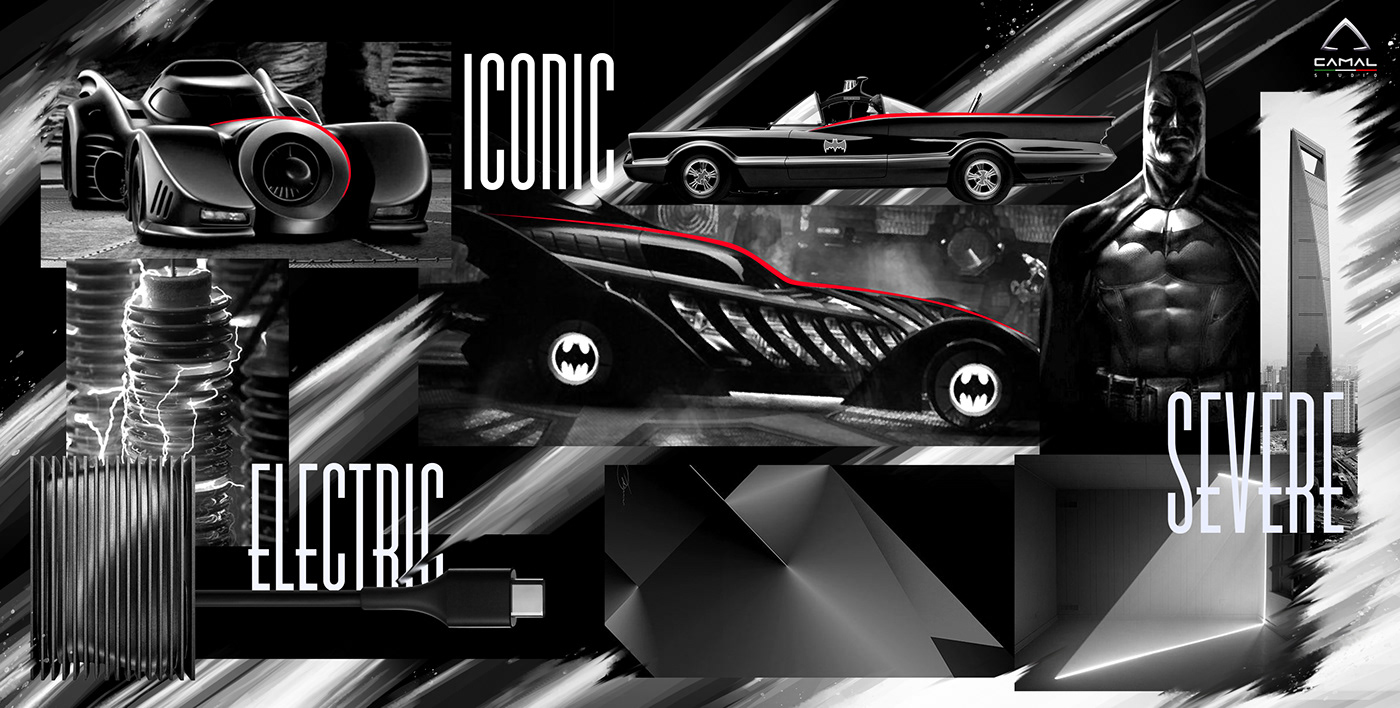 Sports car，concept，Batmobile，3d，