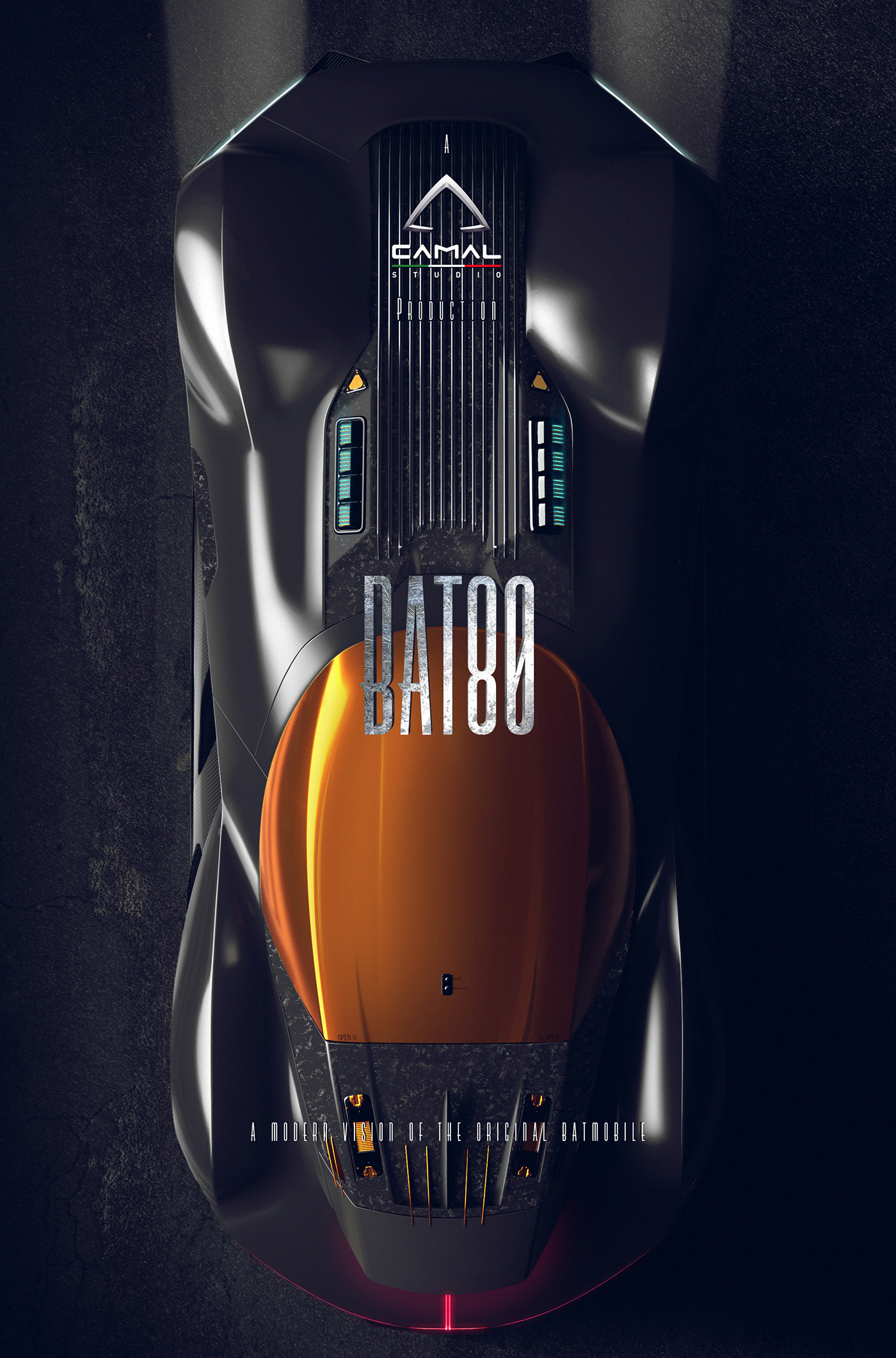 Sports car，concept，Batmobile，3d，