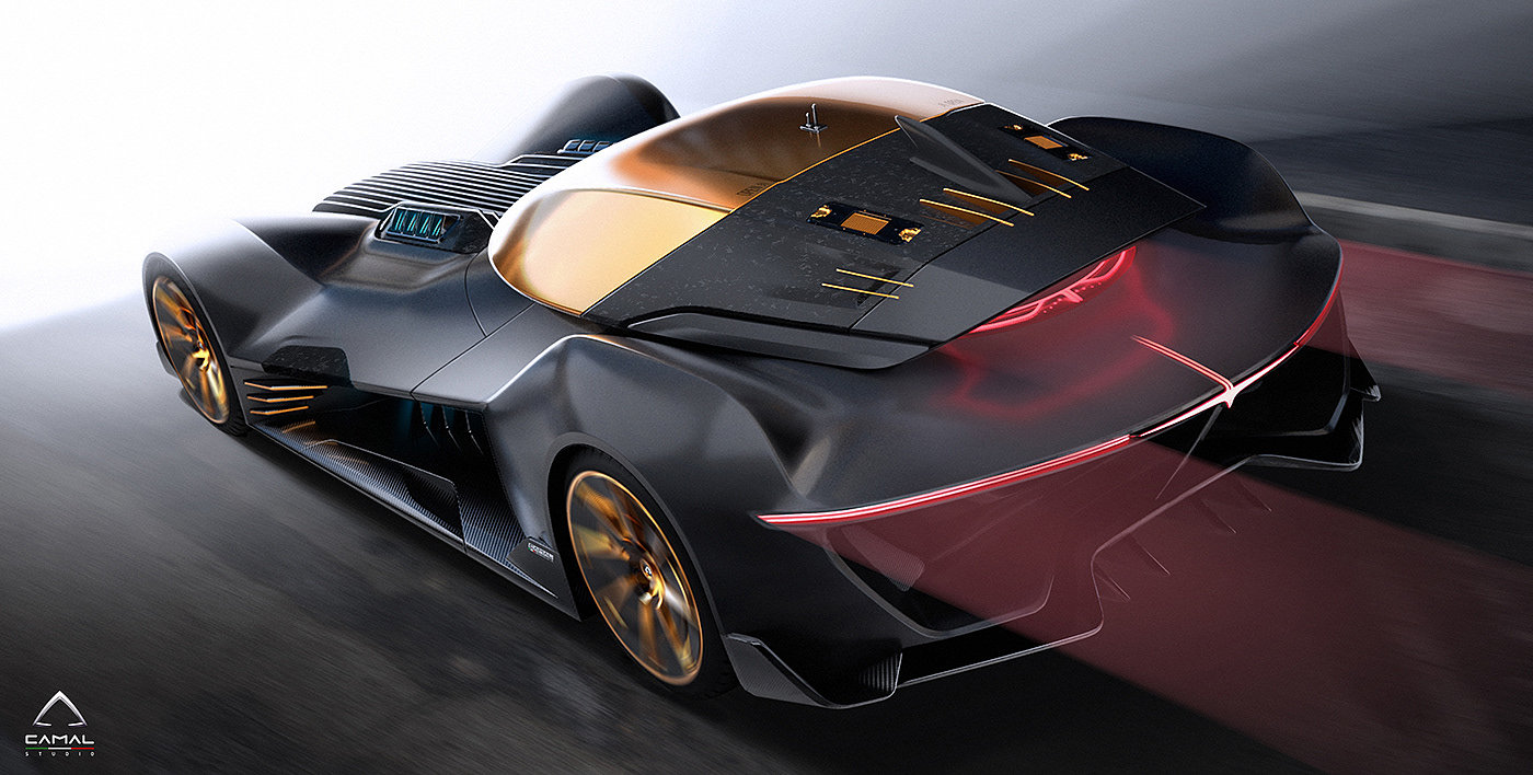 Sports car，concept，Batmobile，3d，