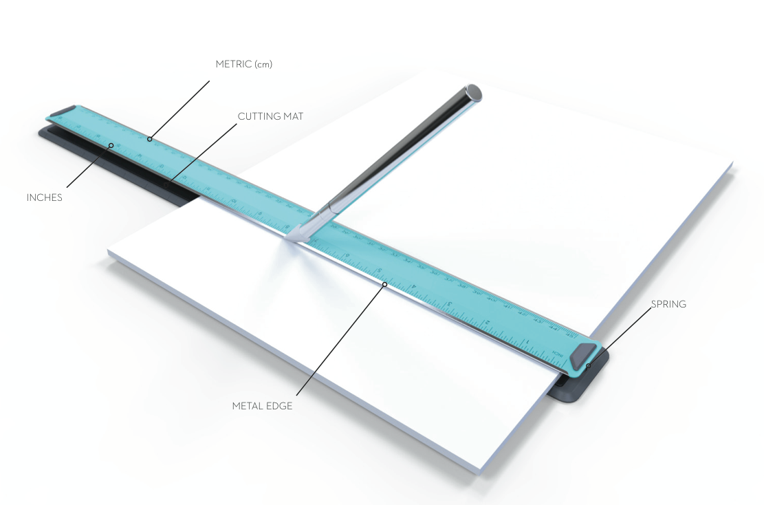 industrial design，product design，tool，to work in an office，ruler，cutting，