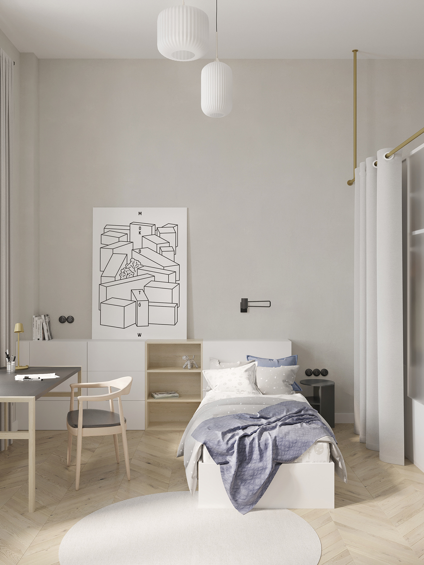 Architecture，Interior design，apartment，visualization，Render，