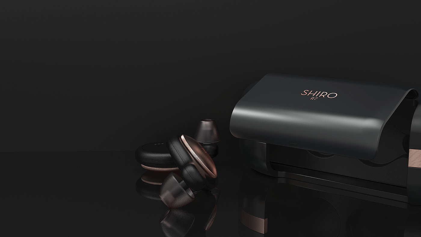 headset，SHIRO，Simplicity，product design，fashion，