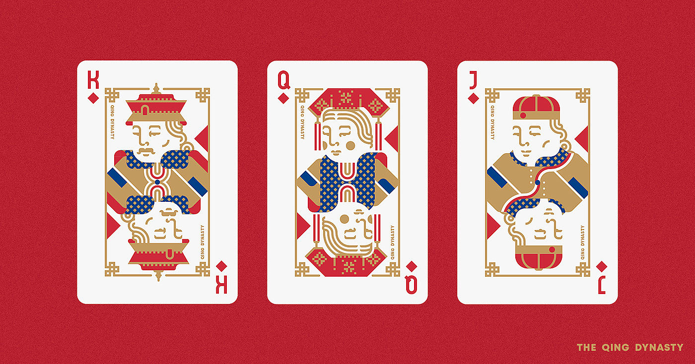 poker，Chinese dynasties ，Art Card，